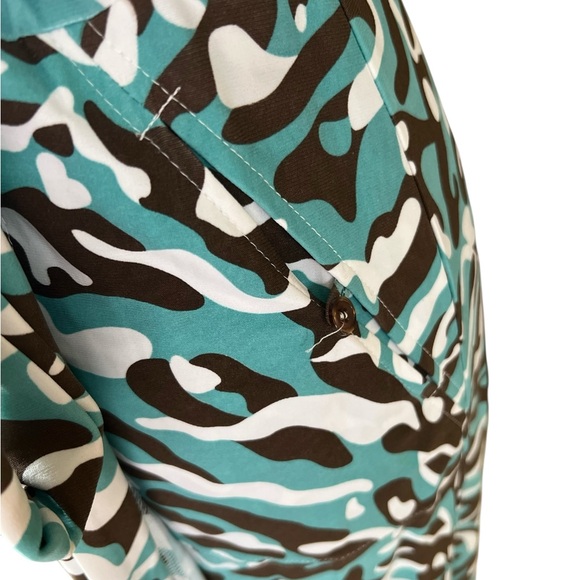 Diane Von Furstenberg Camo Print Wrap Dress - Picture 8 of 10